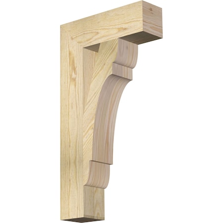 Olympic Block Rough Sawn Bracket, Douglas Fir, 4W X 14D X 26H